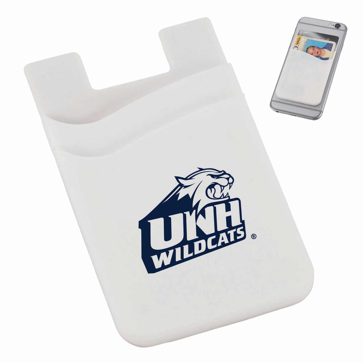 UNH Wildcats Dual Pocket Phone Wallet