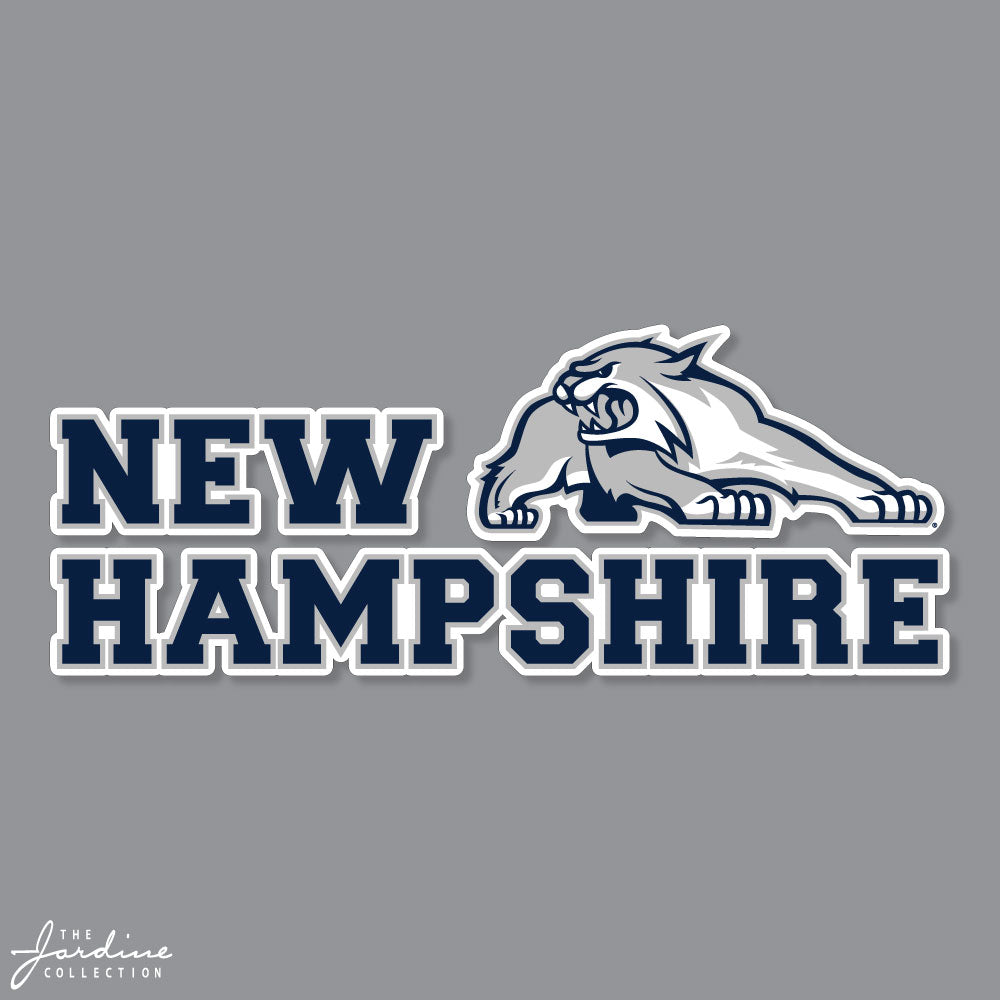 New Hampshire Crouching Cathead Window Cling
