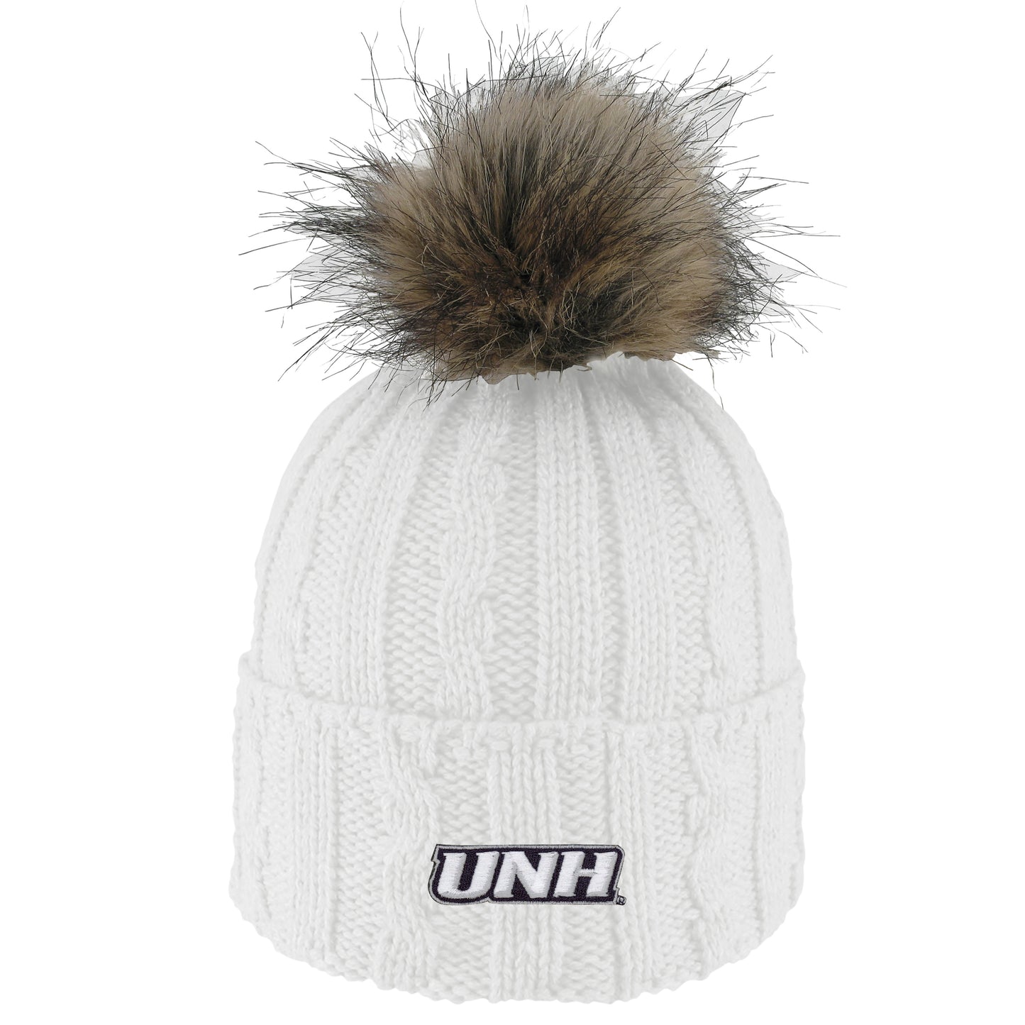 Women's UNH Alps Knit Fur Pom