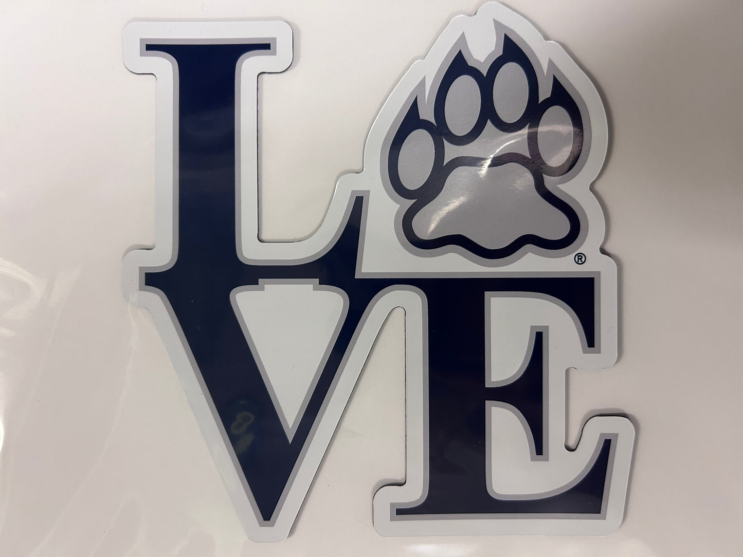 UNH Paw Car Magnet