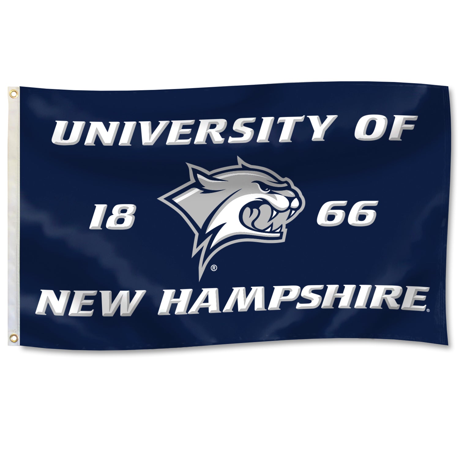 New Hampshire Wildcats NCAA Garden Flag - 13" X 18", Double Sided