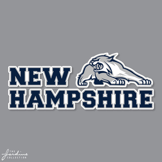New Hampshire Crouching Cathead Window Cling
