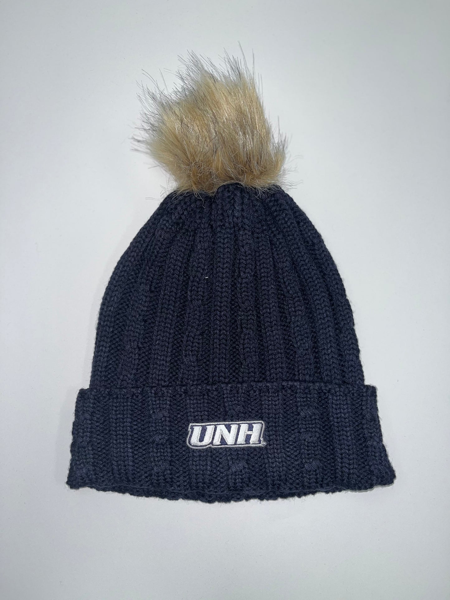 Women's UNH Alps Knit Fur Pom