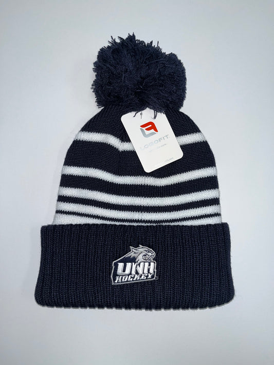 UNH Hockey Winter Pom Hat