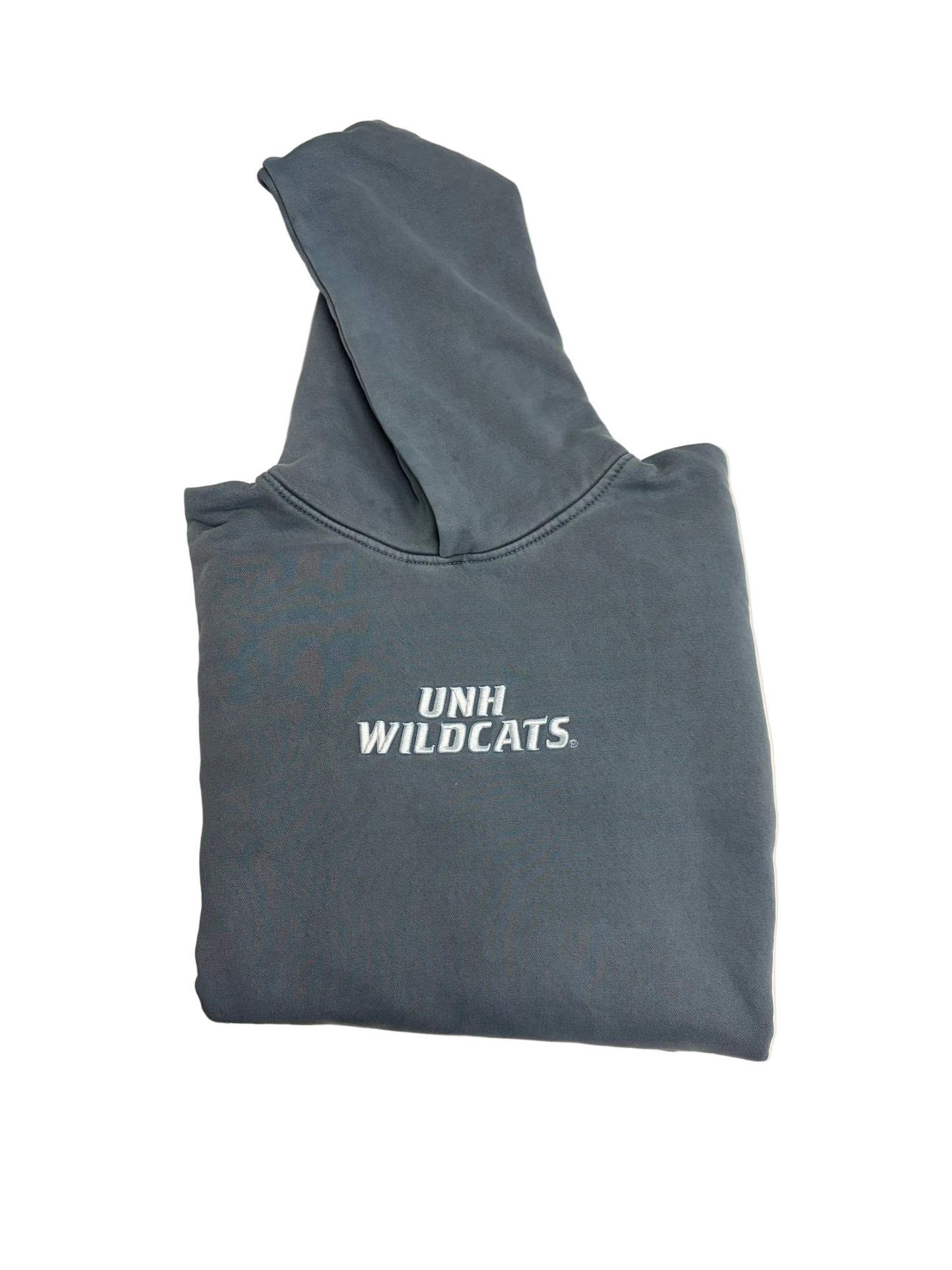 Vintage Wash Embroidered UNH Reverse Fleece Hood