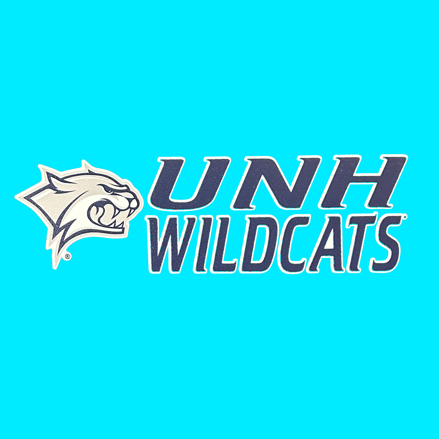 UNH Wildcats Rectangle Decal