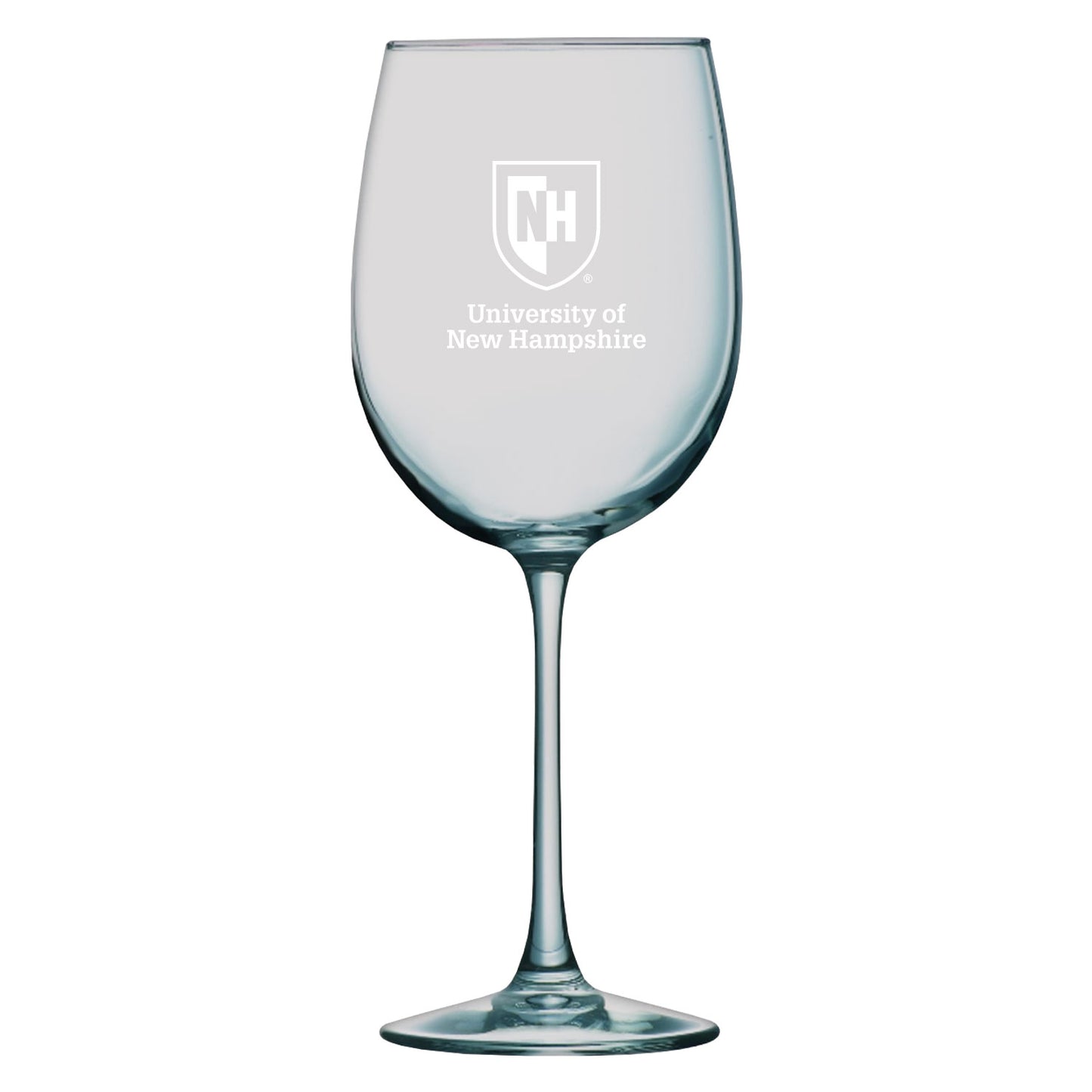 UNH Shield Wine Glass