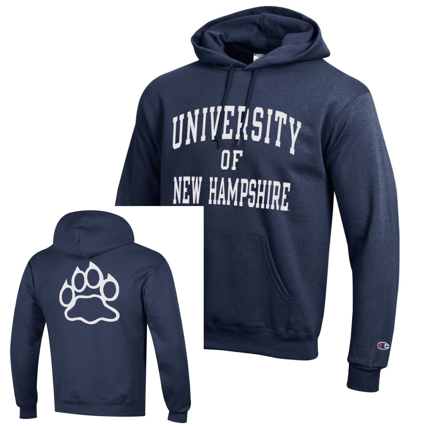 UNH Traditional Hood W/ Paw