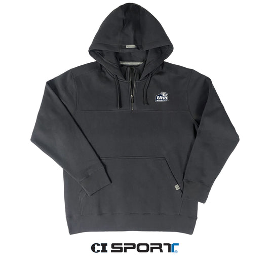 UNH Cathead Summit 1/4 Zip Hood