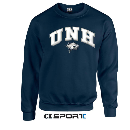 UNH Cathead Embroidered Crewneck